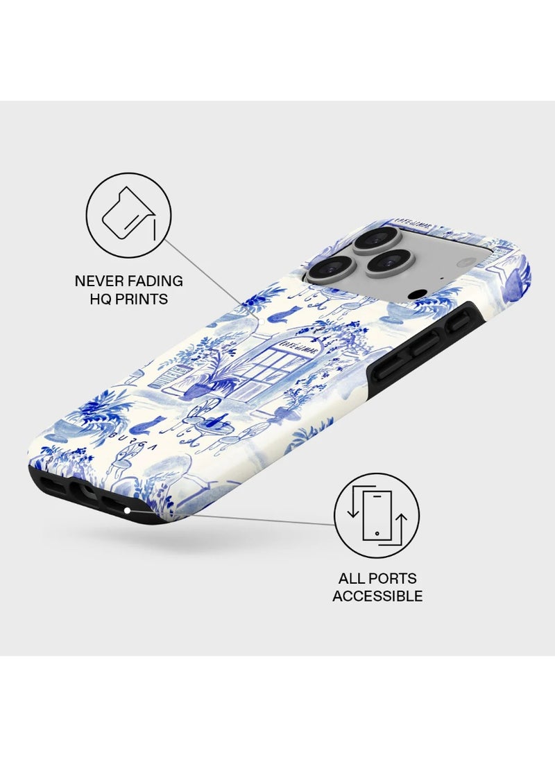 بورجا جراب بورجا آيفون  برو فاخر طبقة مزدوجة صلبة وسيليكون مقاوم للخدش والصدمات - Image 3