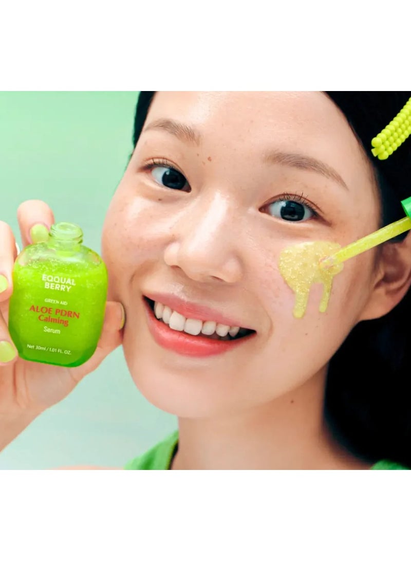 إيكوالبيري سيروم سموثي مهدئ بخلاصة الصبار من ايكوالبيري - عناية كورية مهدئة للبشرة الحساسة والسيكا والصبار للاصلاح والترطيب والتوهج اللامع، لا يسبب التسمم (1.0 اونصة/ 30 مل) - Image 3