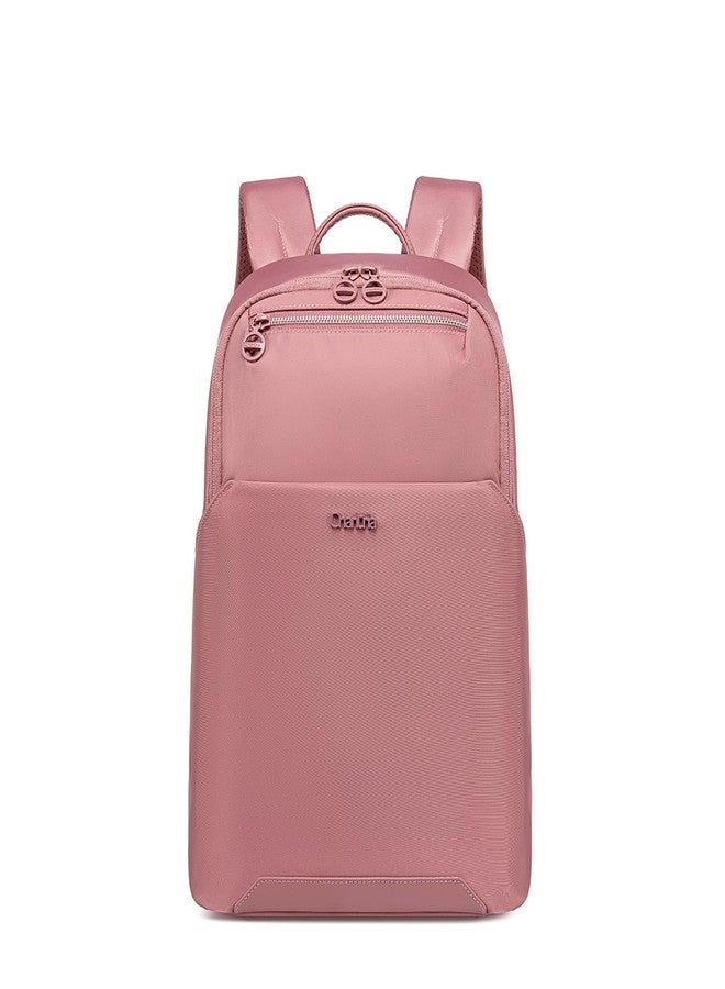 Chantria Laptop Backpack for Women 14-inch Work Office Backpack 15L Capacity Laptop Bag College Bag Water-repellent Casual Backpack for Travel (Nostalgia Rose) - Image 1