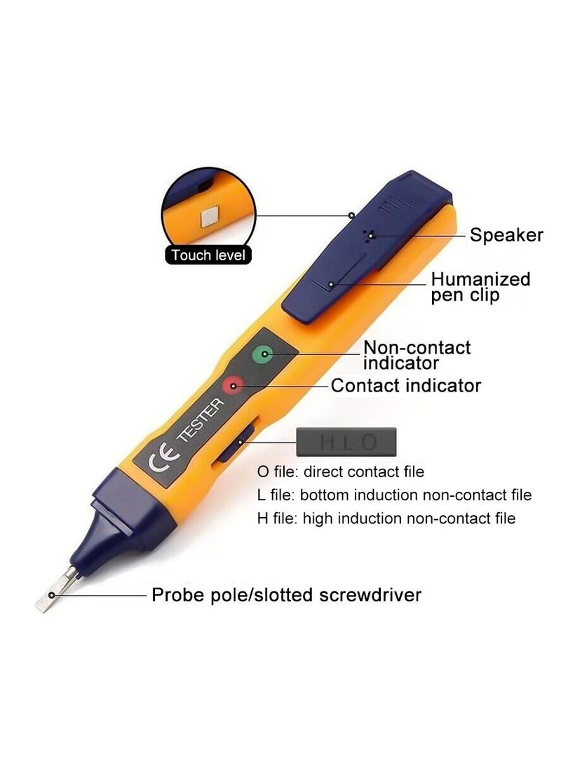 Rubik - Non-Contact Digital 12-1000V AC Voltage Detector Tester Pen Meter Volt Pencil - Image 1