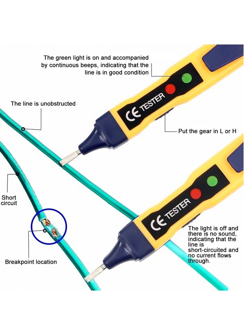 Rubik - Non-Contact Digital 12-1000V AC Voltage Detector Tester Pen Meter Volt Pencil - Image 1