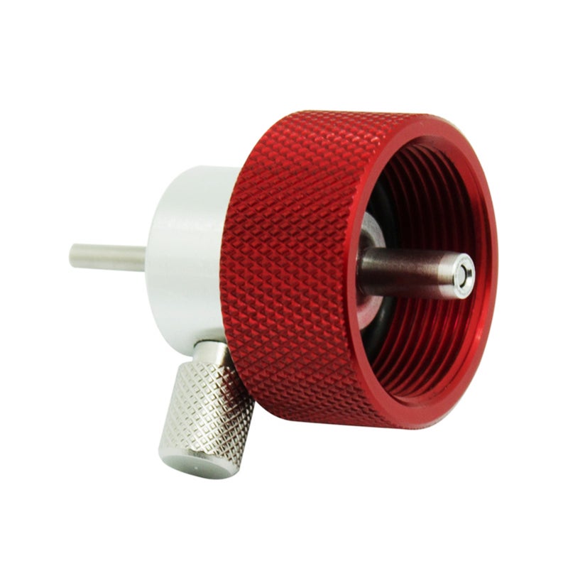 Gas Tank Adapter Gas Refill Adapter Propane Filling Adapter Propane Needle Inflatable Connector for Outdoor Camping for Green Gas Tank with Silicone Oil Port - Image 2