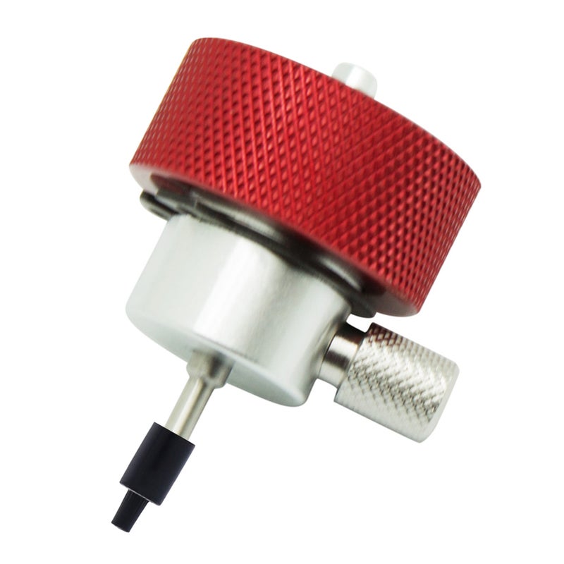 Gas Tank Adapter Gas Refill Adapter Propane Filling Adapter Propane Needle Inflatable Connector for Outdoor Camping for Green Gas Tank with Silicone Oil Port - Image 1