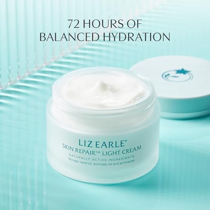Liz Earle Skin Repair Light Face Cream - Hydration-Boosting Face Moisturizer with a Silky, Lightweight Texture - Balances & Hydrates Skin for a Healthy, Radiant Glow (50 ml) - Image 4