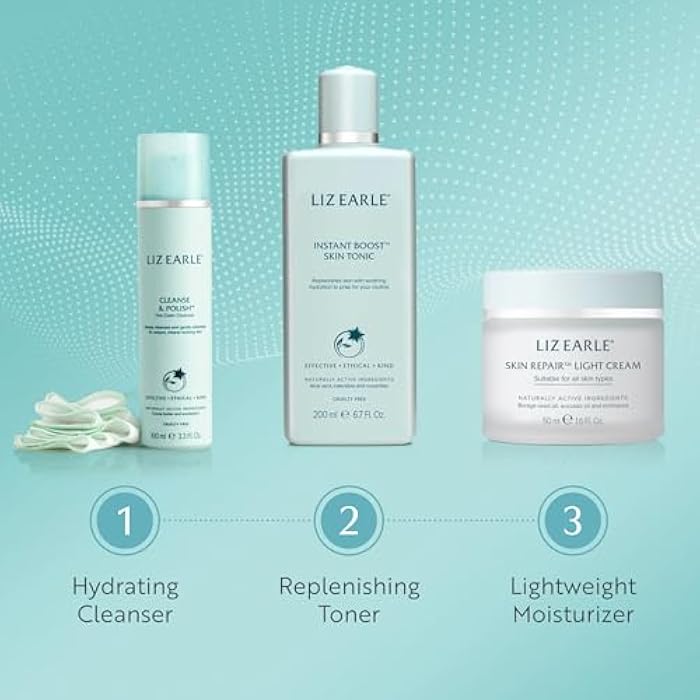 Liz Earle Skin Repair Light Face Cream - Hydration-Boosting Face Moisturizer with a Silky, Lightweight Texture - Balances & Hydrates Skin for a Healthy, Radiant Glow (50 ml) - Image 5