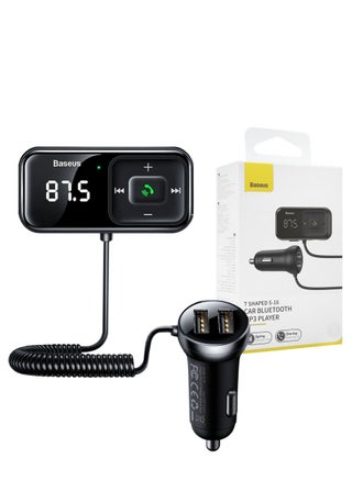 Bluetooth FM Transmitter 5.0 Wireless Radio Adapter Car Kit with Dual USB Charging Car Charger MP3 Player Support TF Card & USB Disk Built-in Microphone - pzsku/Z45CC3AE2F7060A35B159Z/45/_/1700115753/fd025057-1eb2-488c-bdf0-75d17896ce30