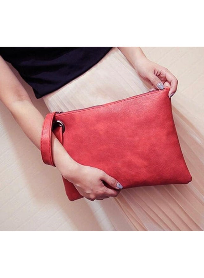 Yogodlns Yogodlns Solid Women Clutch Bag Leather Envelope Evening Handbag