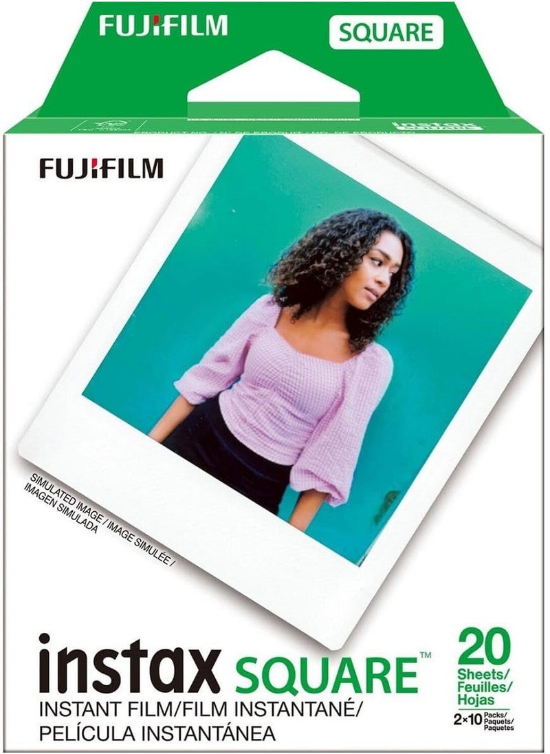 Fujifilm Instax Square Film 20 Sheets - pzsku/Z45CC5052AF3A71065D07Z/45/_/1723073526/cd9cc7f0-7f58-49ec-bf5a-bd26435132e1