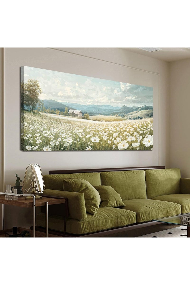 EMODA Beautiful Large Wrap Framed Canvas wall art 60x120 cm – Wall Art Landscape Decor - Image 1