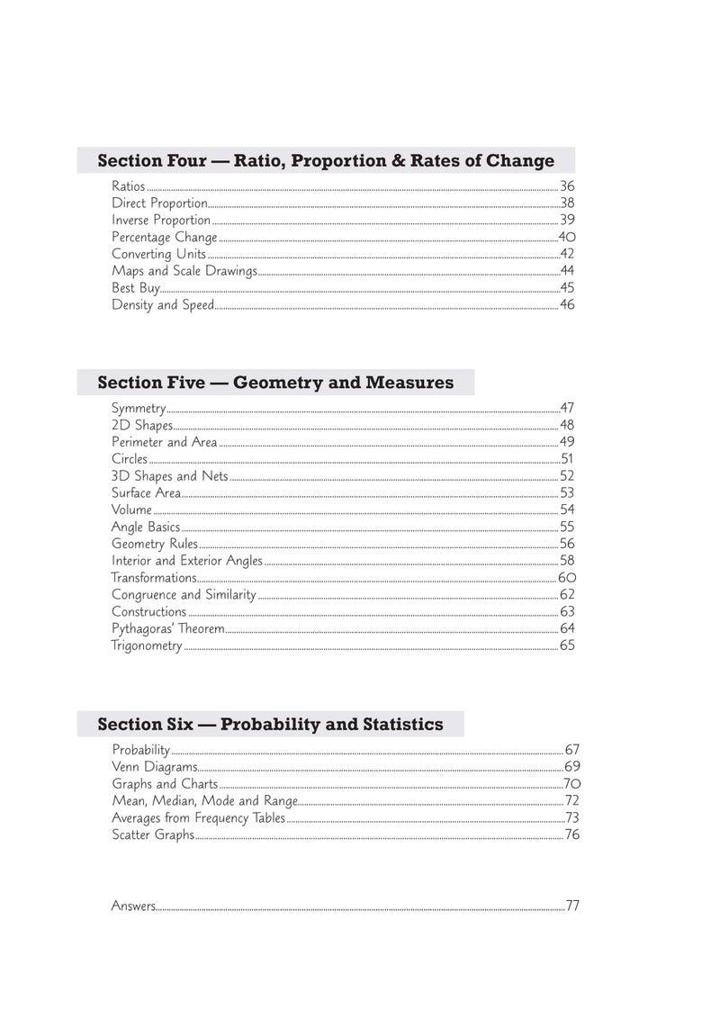 Ks3 Maths Workbook With Answers Higher - Image 2