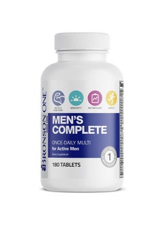 Bronson One Daily Men’S Complete Multivitamin Multimineral Oncedaily Multi For Active Men 180 Tablets  - Image 5