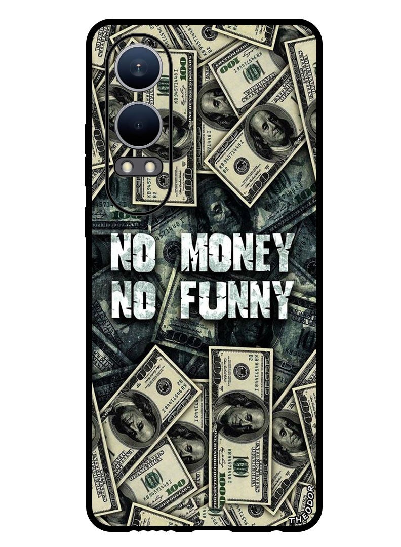 Theodor Protective Case Anti Scratch Shock Proof Bumper Cover For OnePlus Nord CE4 Lite No Money No Funny - Image 1