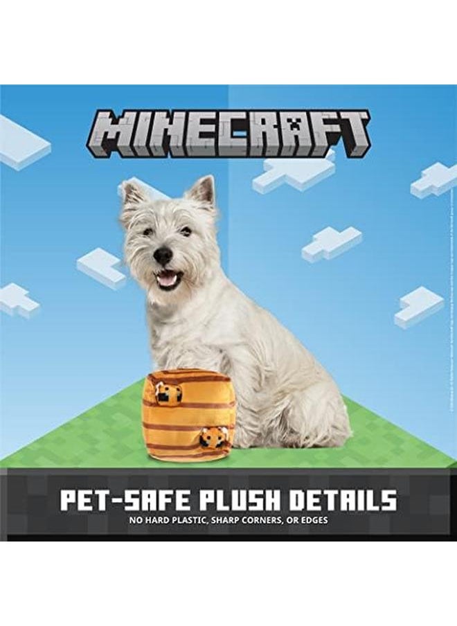 Generic For Pets 6 Bee Nest Burrow Style Puzzle Toy For Dogs With Crinkle Sound And Mini Bees Officially Licensed Mojang Studios Pet Products Gifts For Kids Who Love Video Games  - Image 4