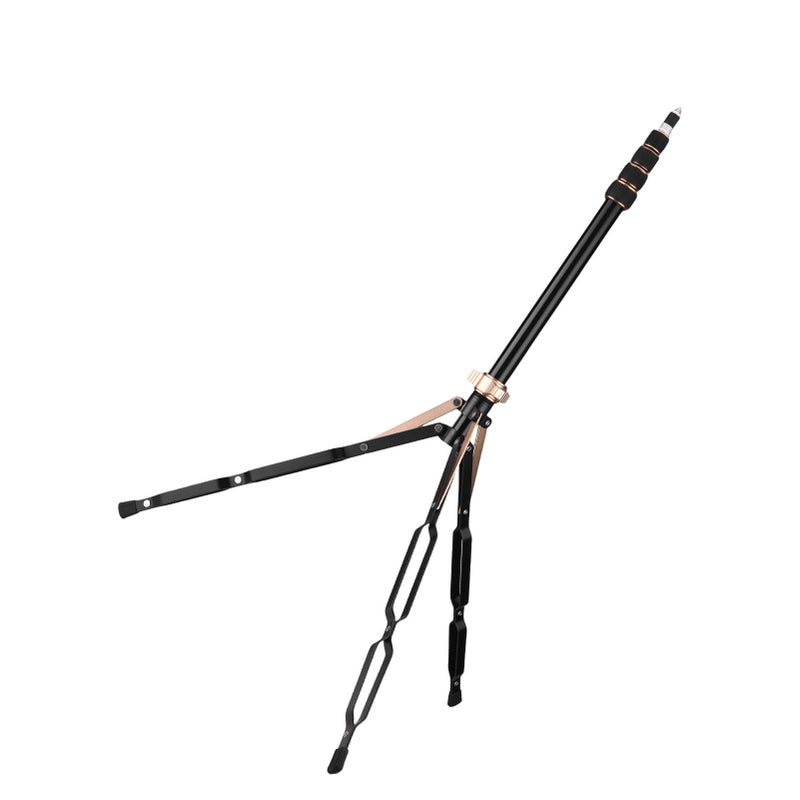 Camera Tripod 7.2ft/2.2m with Folding Reversible Legs and Carry Bag Portable Light Stand for Photography - Image 3