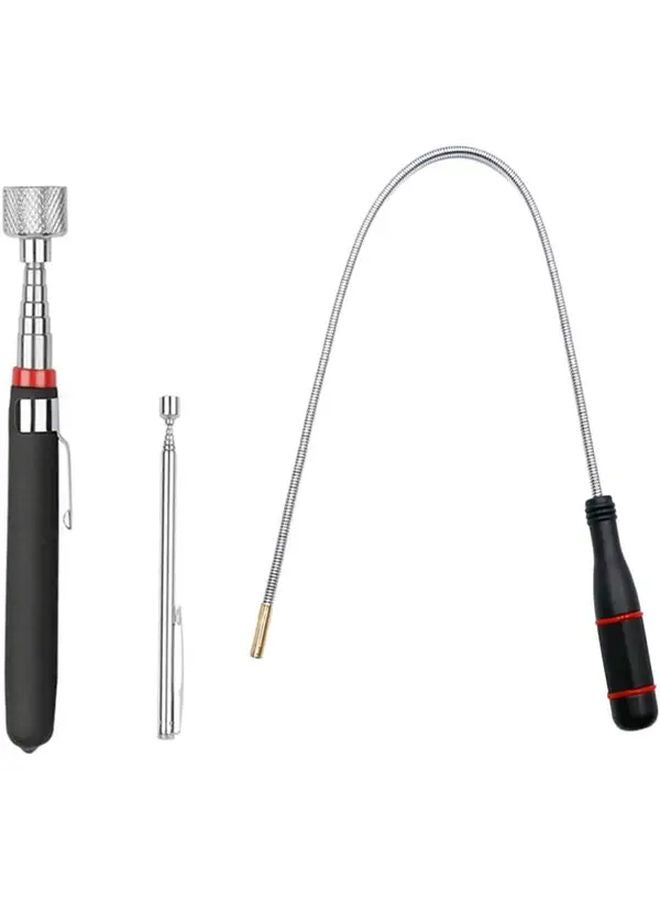 3 Pack Magnetic Pick Up Tool Telescoping Magnet For Car Repair Home DIY - Image 1