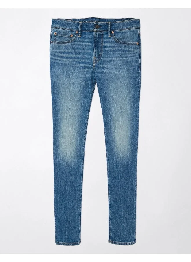 American Eagle Mid Wash Skinny Fit Jeans
