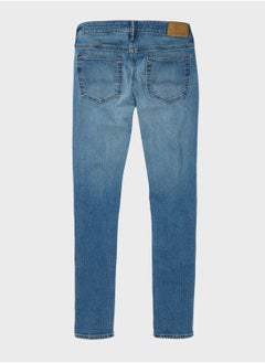 American Eagle Mid Wash Skinny Fit Jeans  - Image 5
