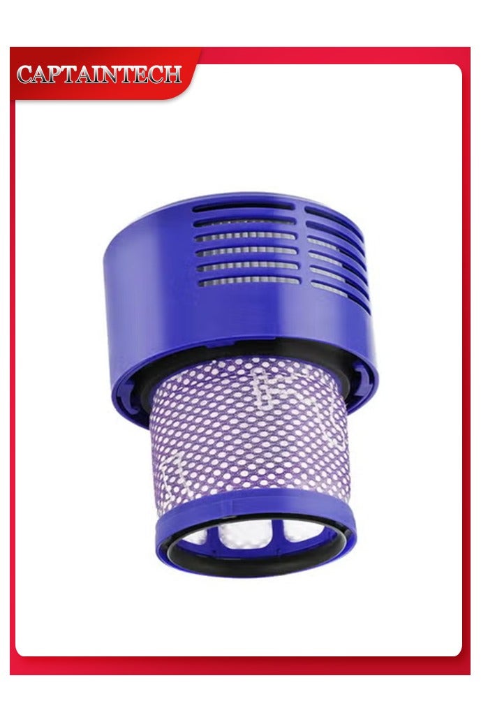 كابتن تيك عمود فلتر مكنسة كهربائية بديل للمكنسة الكهربائية ستيك من سلسلة دايسون V10 H28159 بنفسجي/أبيض - Image 1