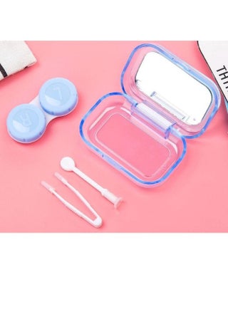 Contact lens kit consisting of a lens case, a clear storage case, a built-in mirror, tweezers, and a lens applicator-Multicolour - pzsku/Z45CD278FF946D17A12FDZ/45/1748680972/1bc41a1a-0f34-4c9b-84ae-26ae8c1ce465
