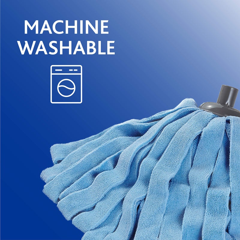 o cedar O-Cedar Microfiber Cloth Wet Mop,Blue/Red - Image 3