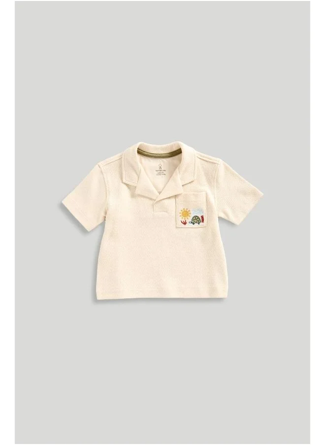 mothercare Textured Polo Shirt