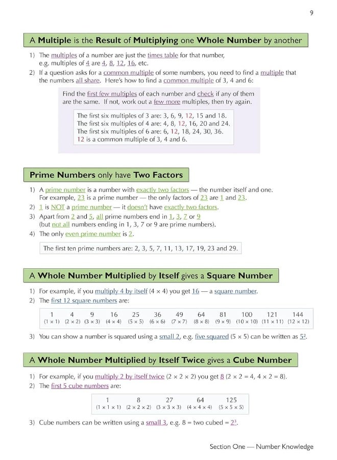 11+ GL Maths Study Book (with Parents’ Guide & Online Edition)