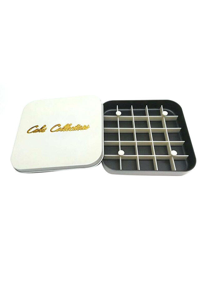 NIBEMINENT Cake Mould Basboosa Pan White 27cm - Image 1