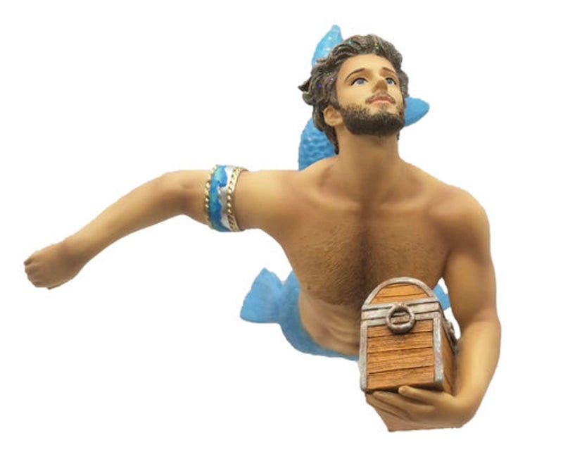 December Diamonds 5555168 Treasure Trail Merman Ornament