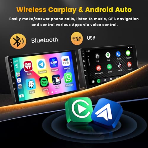 Hikity [4Core 64G] Android 15 Car Stereo for Hyundai Sonata 2015 2016 2017, Hikity 9" Touchscreen Sonata Car Radio Wireless Carplay Android Auto Mirror Link 5G WiFi GPS Bluetooth SWC FM/EQ Backup Cam+Mic - Image 3