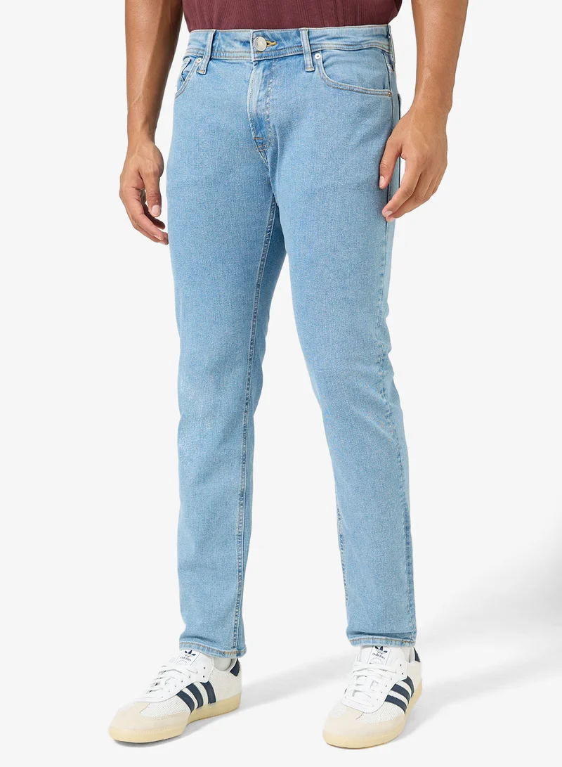 Jrebluke Jjcraft Mid Wash Jeans Noos