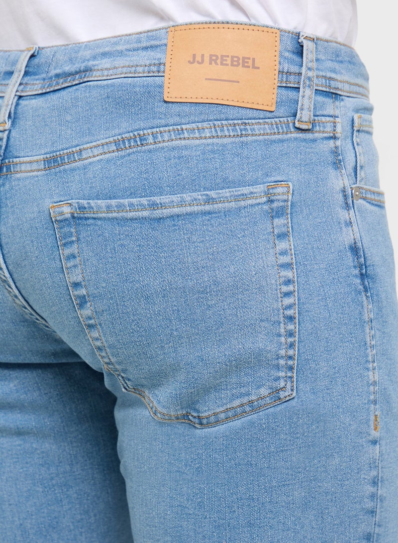 JJ Rebel Mid Wash Slim Fit Jeans - Image 5