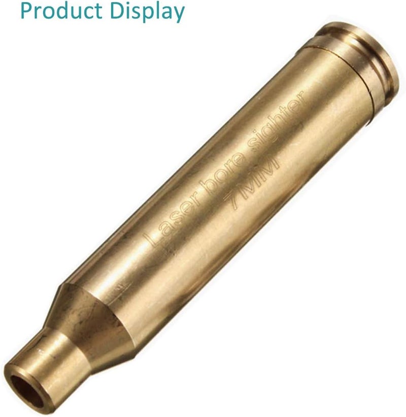 MOSANDON 7MM Red Dot Laser Bore Sight,Cal. 7MM Boresighter,Lase Bore Sight 7MM Remington Mag Rifle Cartridge Laser Boresighter with 2 Sets of Batteries - Image 4