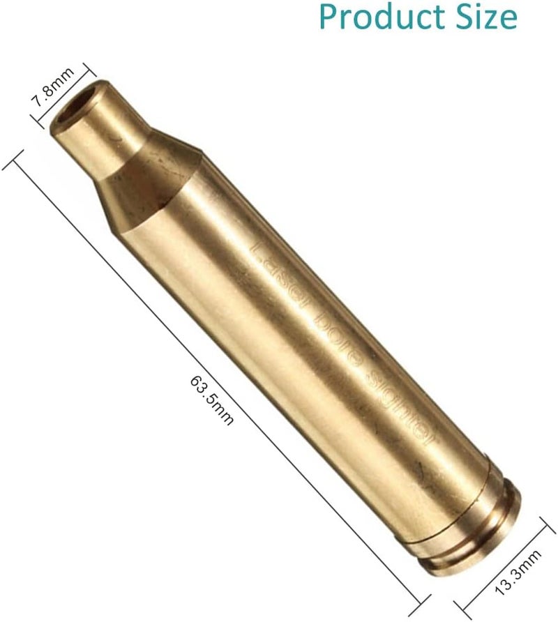 MOSANDON 7MM Red Dot Laser Bore Sight,Cal. 7MM Boresighter,Lase Bore Sight 7MM Remington Mag Rifle Cartridge Laser Boresighter with 2 Sets of Batteries - Image 3