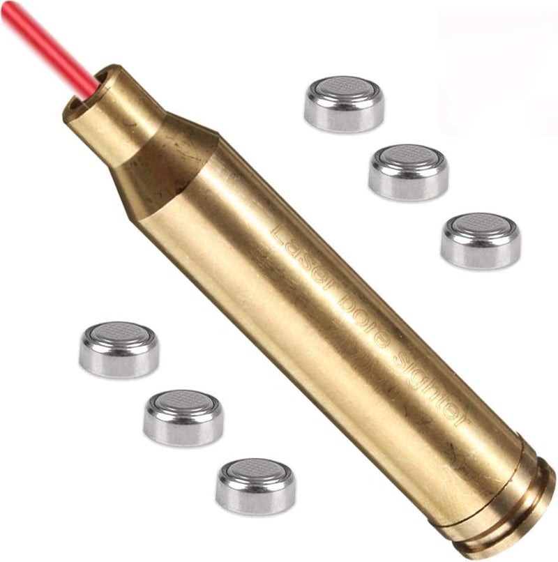 MOSANDON 7MM Red Dot Laser Bore Sight,Cal. 7MM Boresighter,Lase Bore Sight 7MM Remington Mag Rifle Cartridge Laser Boresighter with 2 Sets of Batteries - Image 1