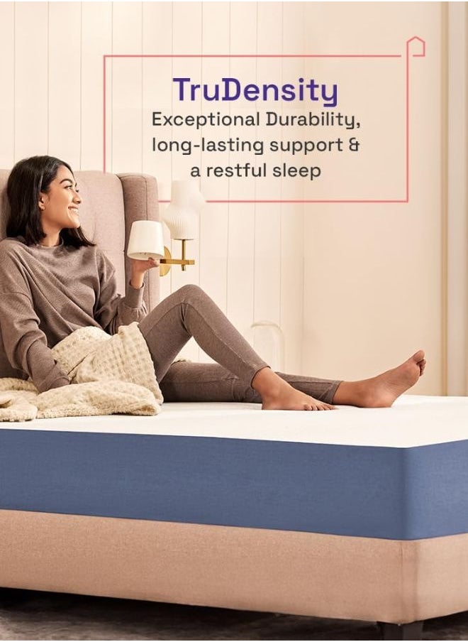 Wakefit - Wakefit Dual Comfort 10 cms Mattress with Medium Firm & Medium Soft on Top & Bottom Sides, AeroTek Fabric Technology (200 x 90 x 10 cms / 78x35x4 inches, Single, Hard & Soft) - Image 1