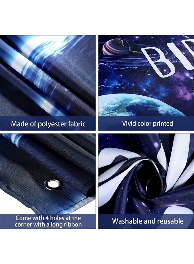 Space Galaxy Birthday Party Decorations Space Theme Backdrop Space Photography Background for Birthday Party Supplies Universe Milky Way Planet for Kid Boys Happy Birthday 70.8 x 43.3 Inches