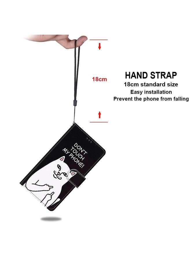 اس-توب جراب لهاتف Samsung Galaxy S22+ 5G، جراب هاتف من الجلد الصناعي بتصميم متقاطع ملون مع حامل وفتحات للبطاقات ومحفظة وحبل تثبيت - Image 5