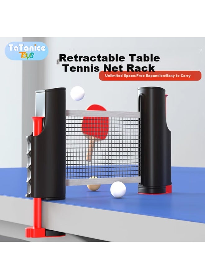 Tatanice Table Tennis Net Portable Retractable Indoor Outdoor Universal Ball Table Net Rack Children'S Toy Birthday Gift - Image 1