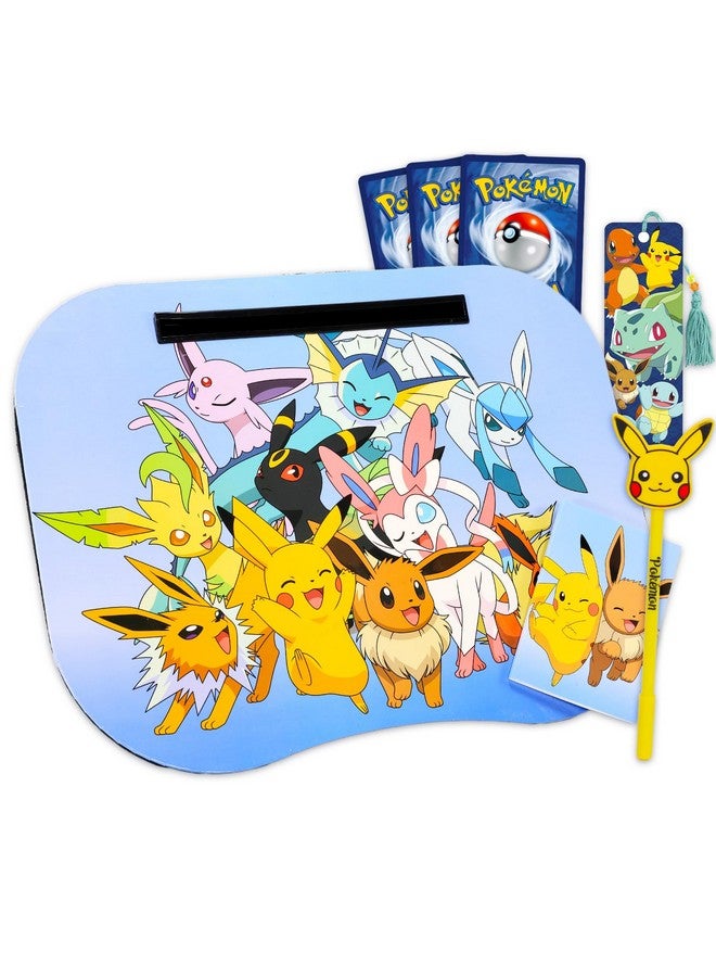 Nintendo Pokemon Travel Art Set - Bundle with Lap Desk, Notebook, Pikachu Pen, Bookmark, and More | Pokemon Art Activity Set for Kids, Boys, and Girls - Image 1