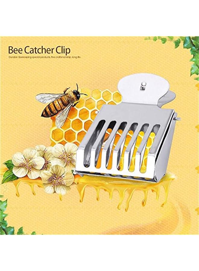 مشبك لجذب النحل، مصنوع من الفولاذ المقاوم للصدأ عالي الجودة، سهل الاستخدام، غير ضار، معدات تربية نحل، مشبك لجذب النحلة الملكة، غير معدني، لجذب النحلة الملكة (قطعة واحدة) - Image 3
