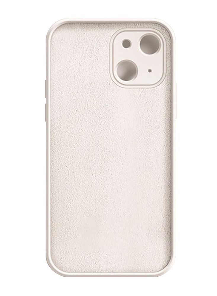 Color Fans جراب هاتف محمول على شكل شجرة جوز الهند لهاتف IPhone 14 مقاس 6.1 بوصة، غلاف ناعم مضاد للسقوط (أبيض) - Image 5