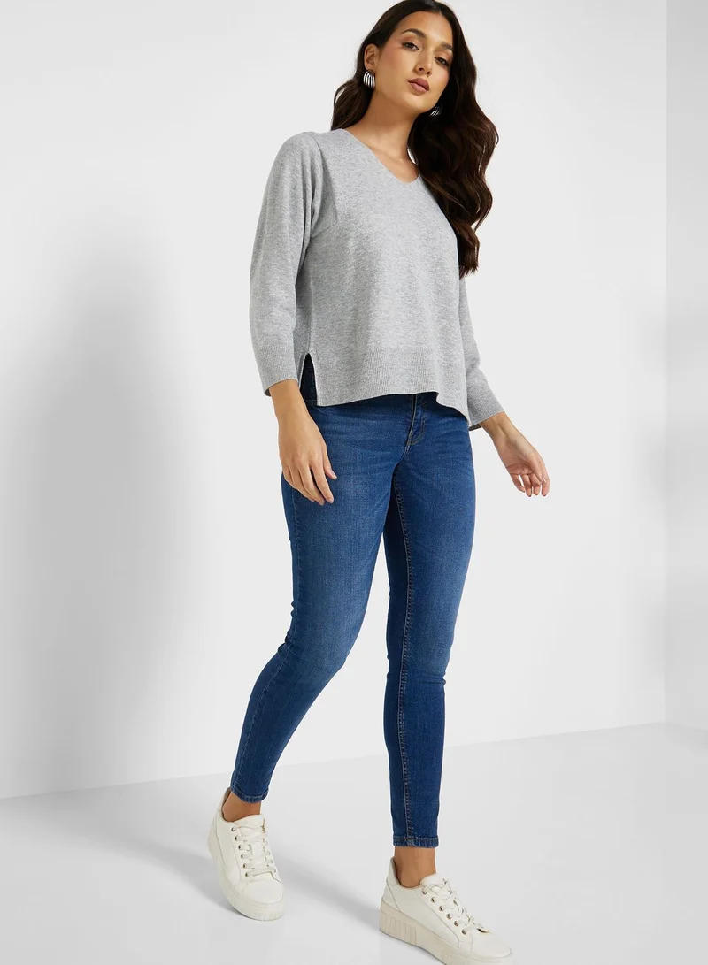 French Connection V-Neck Knitted Jumper