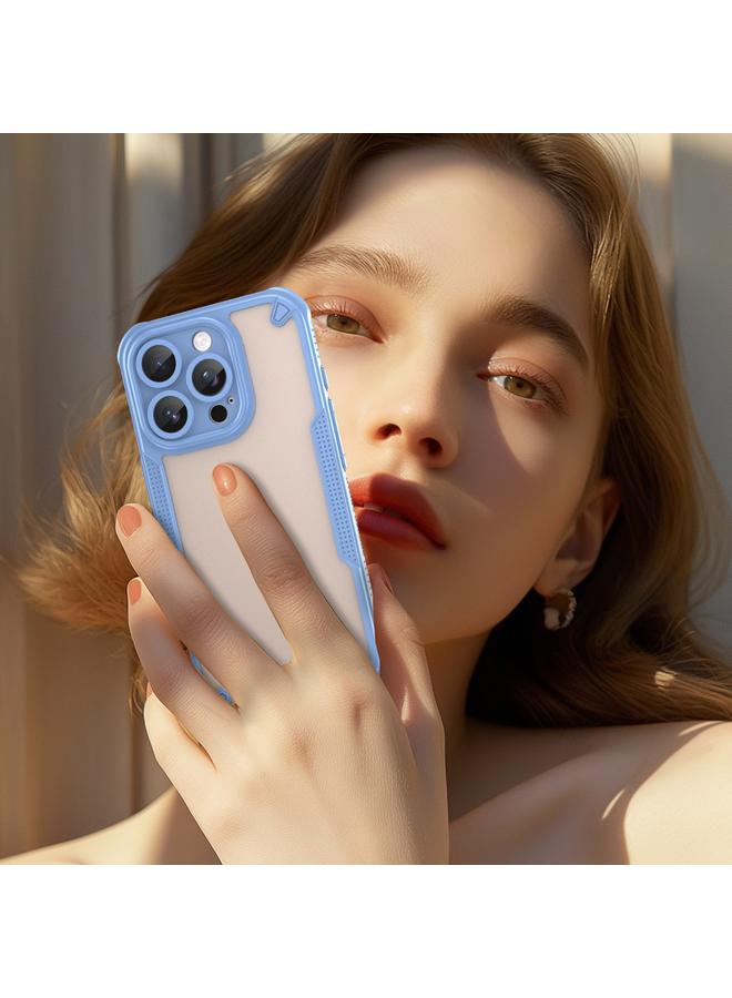 S-TOP Case For iPhone 16 Pro Max Armor Glaze PC Hybrid TPU Phone Case - Image 3