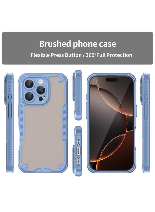 S-TOP Case For iPhone 16 Pro Max Armor Glaze PC Hybrid TPU Phone Case - Image 2