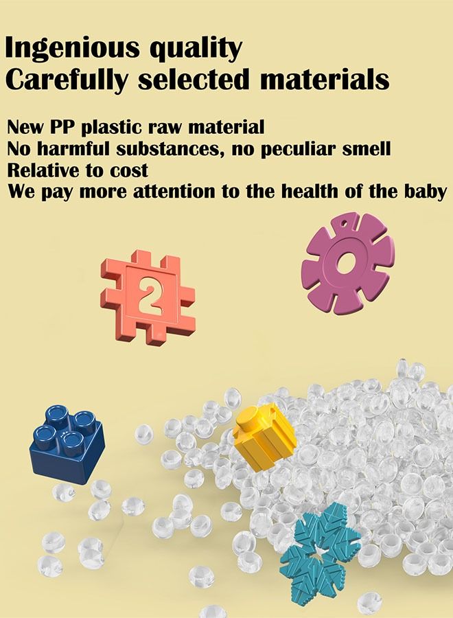 Fun Puzzle Building Blocks Set Children's Educational Toys with Storage Box 360PCS  - Image 2