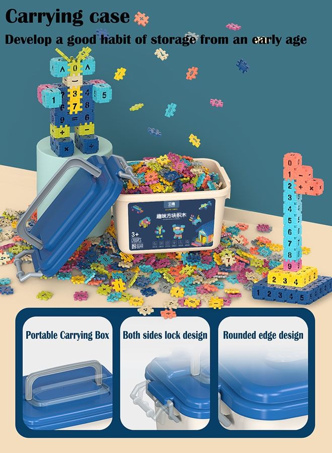 Fun Puzzle Building Blocks Set Children's Educational Toys with Storage Box 360PCS  - Image 4