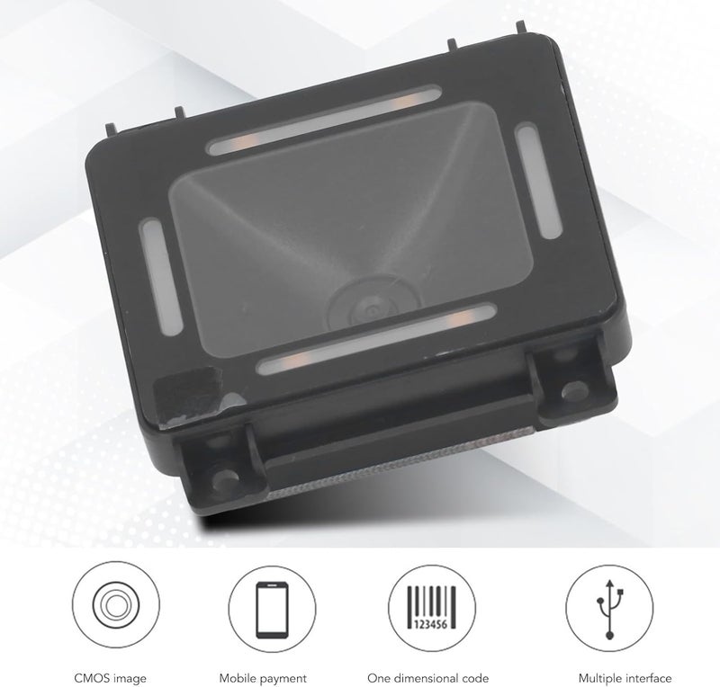 2D Barcode Scanner Module Embedded Mini USB Fixed Mount Scan Reader for Self Service Equipment CMOS Sensor 300000 Global Exposure 120 FPS 1D 2D Paper and Screen Code Reader 2.6 CM - Image 4