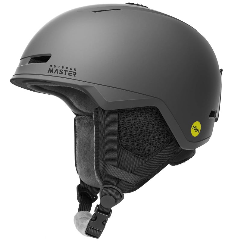 OutdoorMaster MIPS Ski Helmet for Men, Women & Youth - Snowboard Helmet With 8 Adjustable Vents, PC Shell & EPS Foam, Dial Fit - Certified Snow Sport Helmet - Image 1
