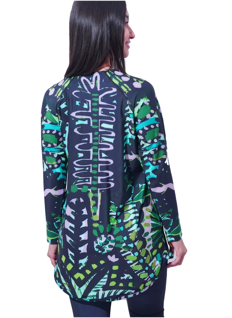 Pepla Forest Long Rashguard- Swimwear Top