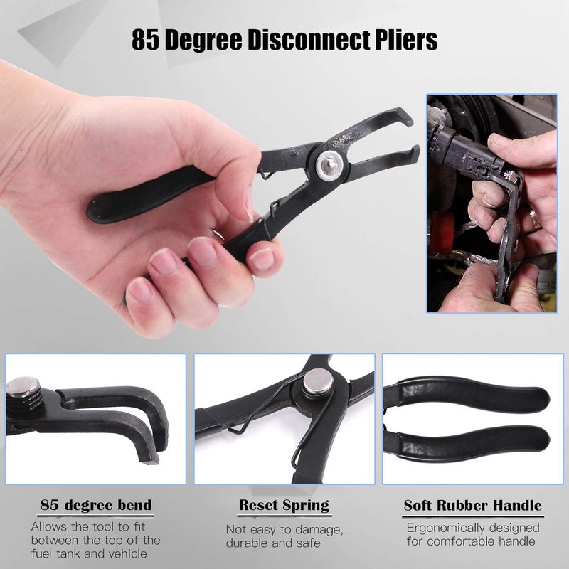 Glarks 3 Piece Fuel Line Pliers Set - Image 3